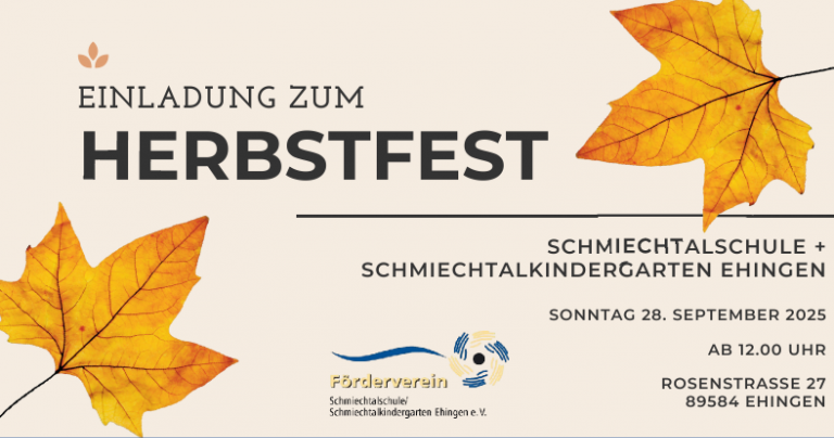 Herbstfest am 28. September 2025